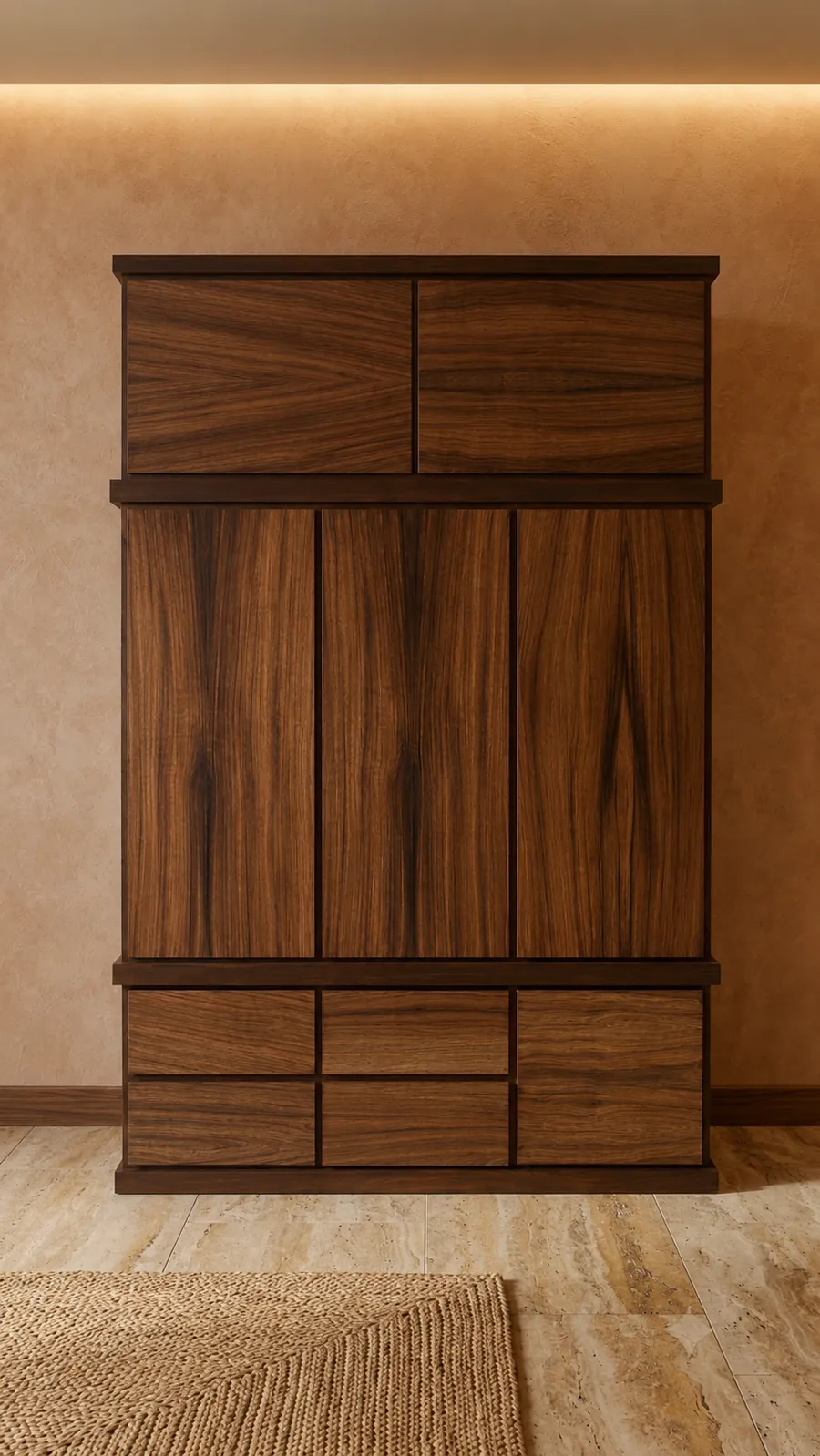 Ropero de madera de parota